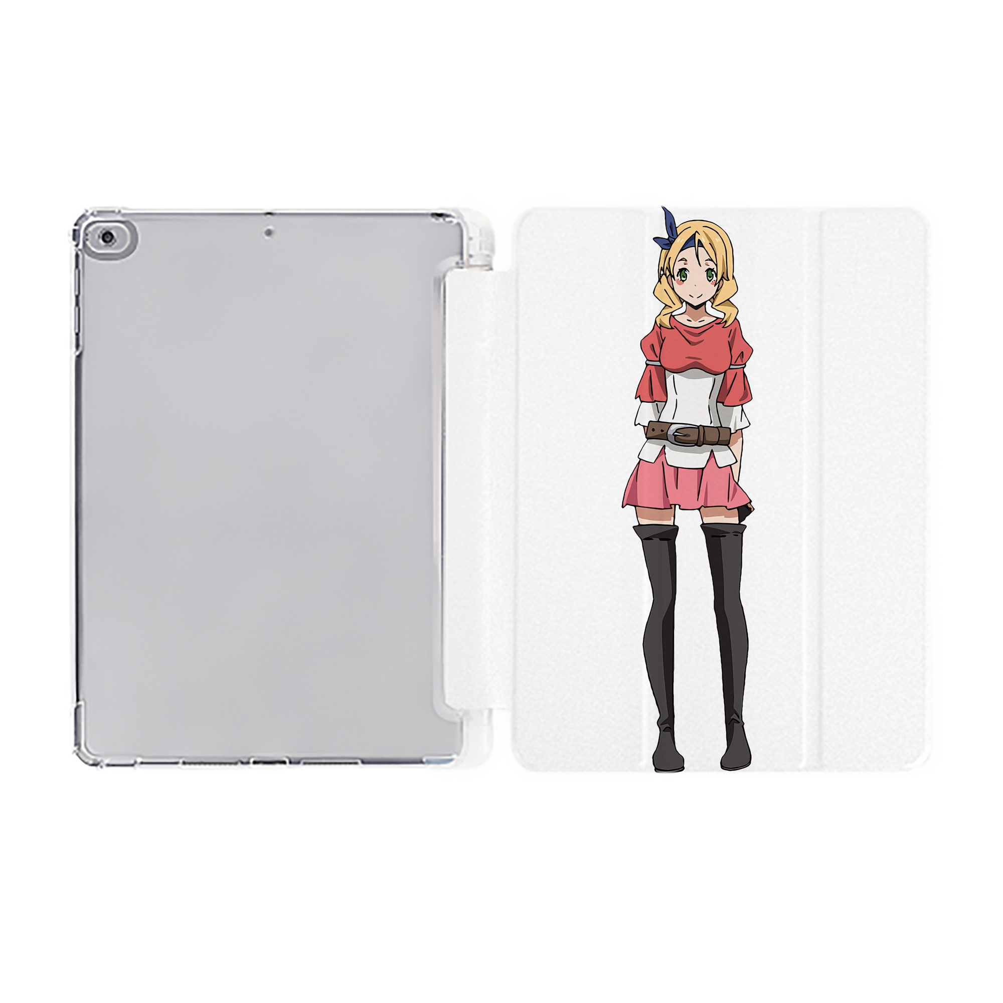 （画像用） 転スラ Regarding Reincarnated to Slime IPad ケース ペン収納付き 三つ折りスタンド PUレザー×シリコン 対応機種9.5/10.5/10.9インチ